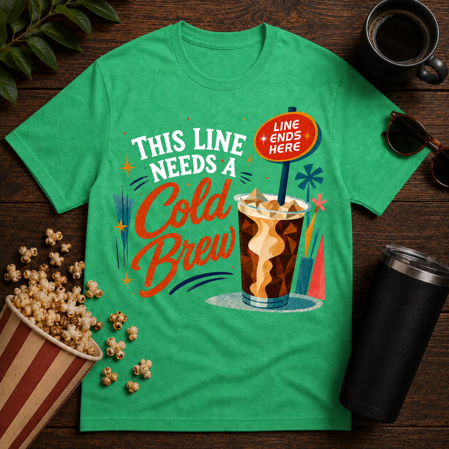 This Line Needs a Cold Brew