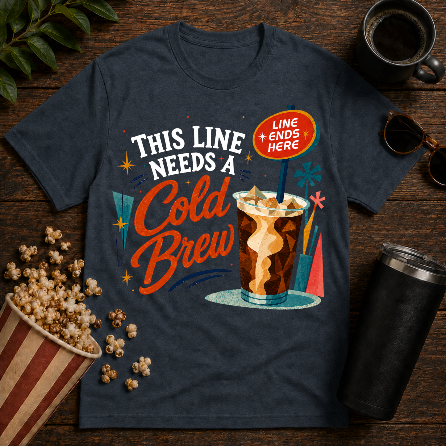 This Line Needs a Cold Brew