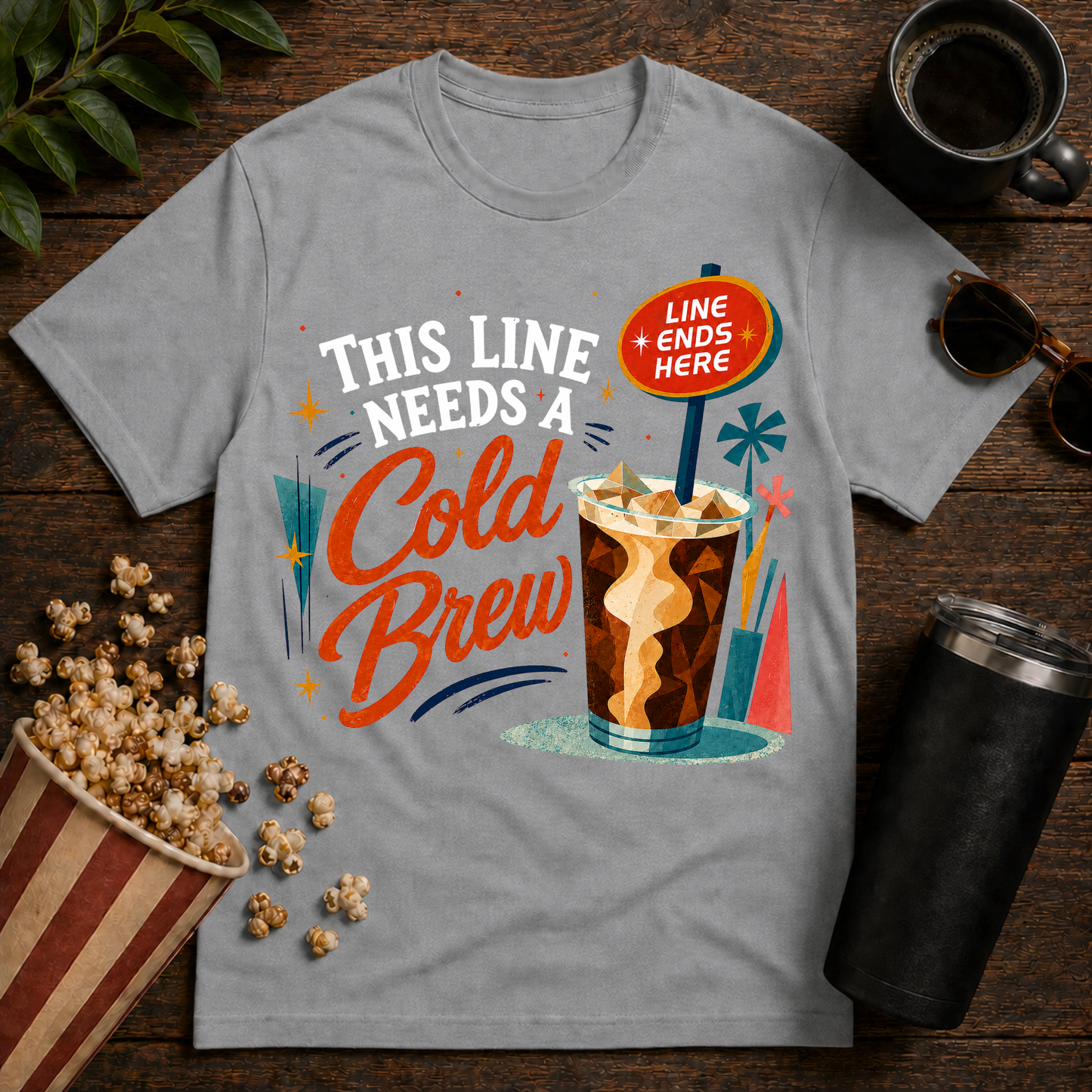 This Line Needs a Cold Brew