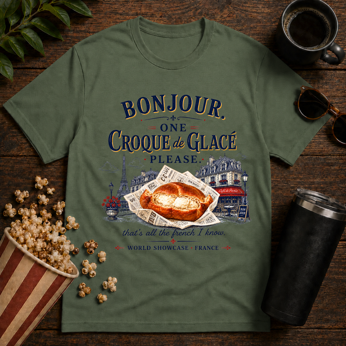 Bonjour, One Croque de Glacé Please